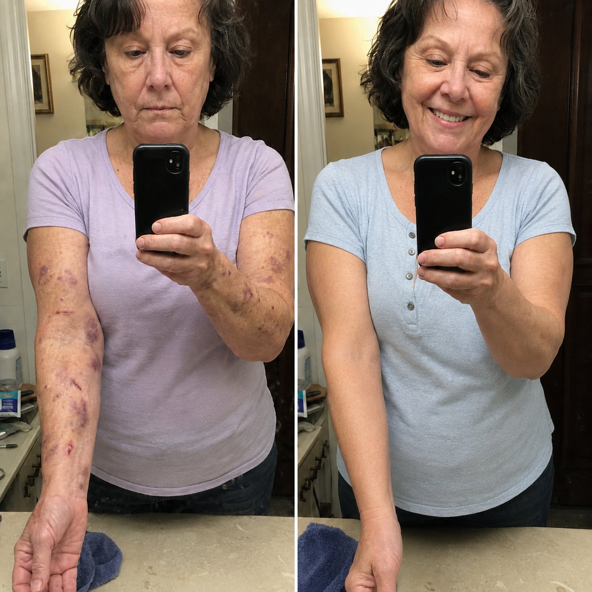 Kakiya Collagen Gummies before and after