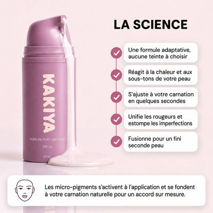 Kakiya Fond de Teint Adaptatif Anti-Âge