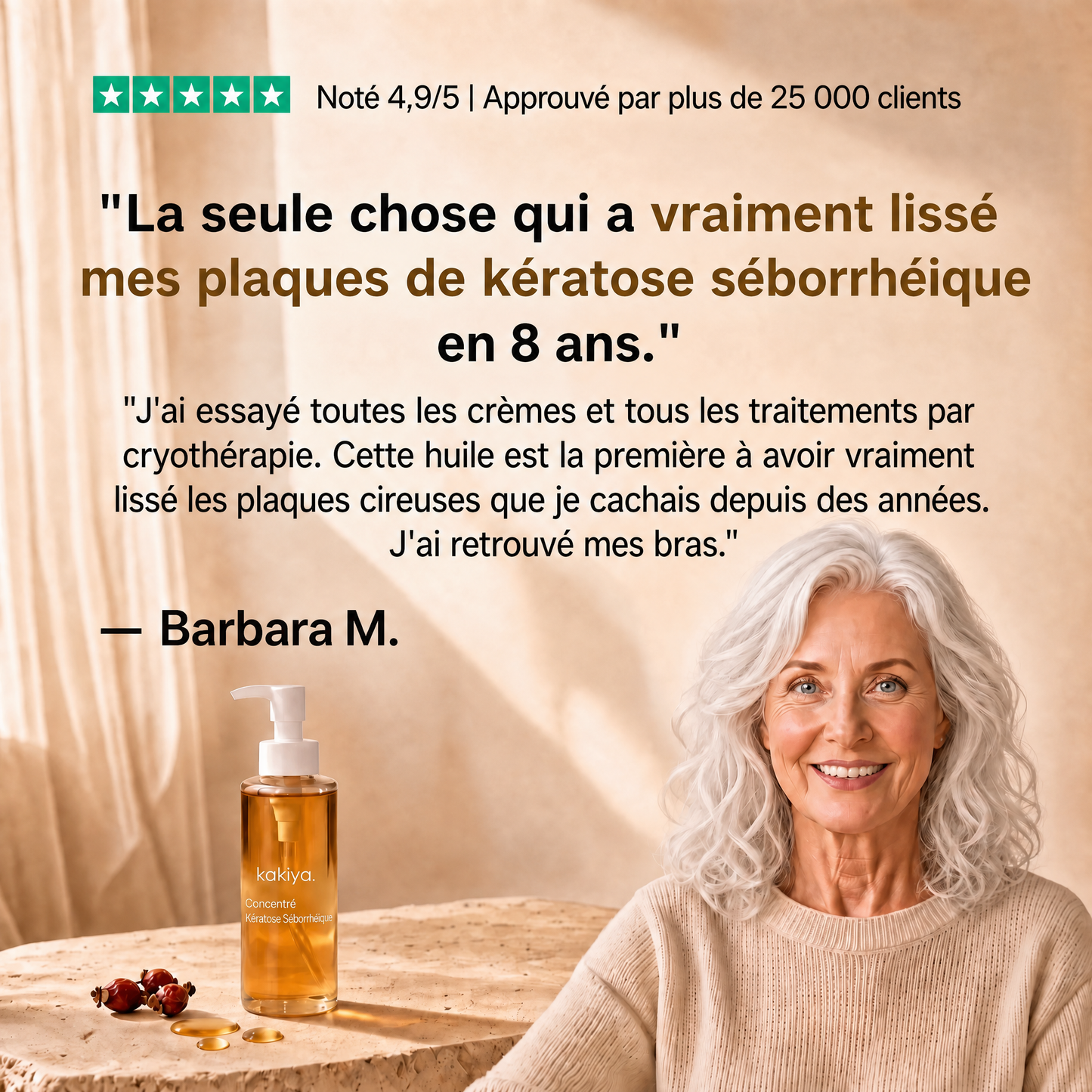KAKIYA HUILE CORPORELLE CORRECTRICE — KÉRATOSE SÉBORRHÉIQUE
