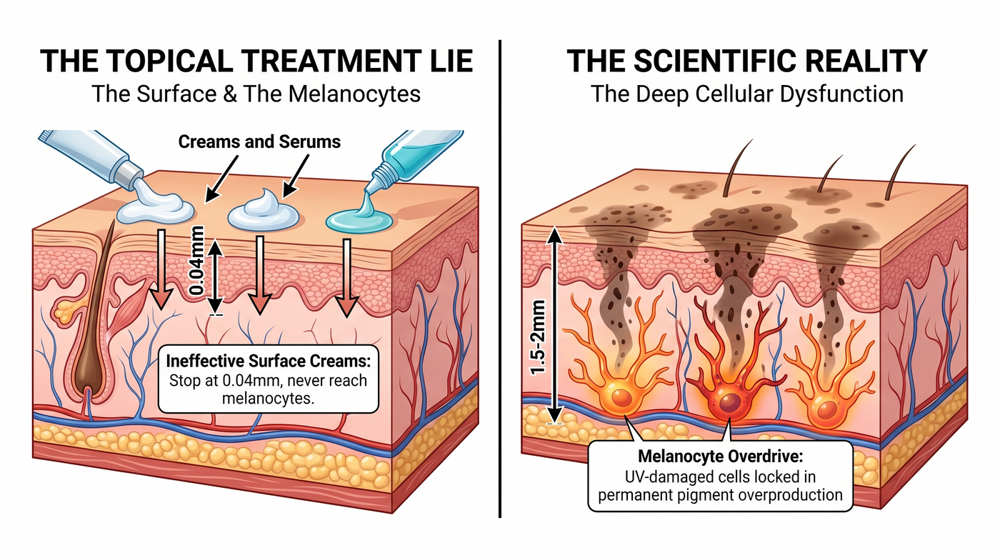 The topical treatment lie vs the scientific reality