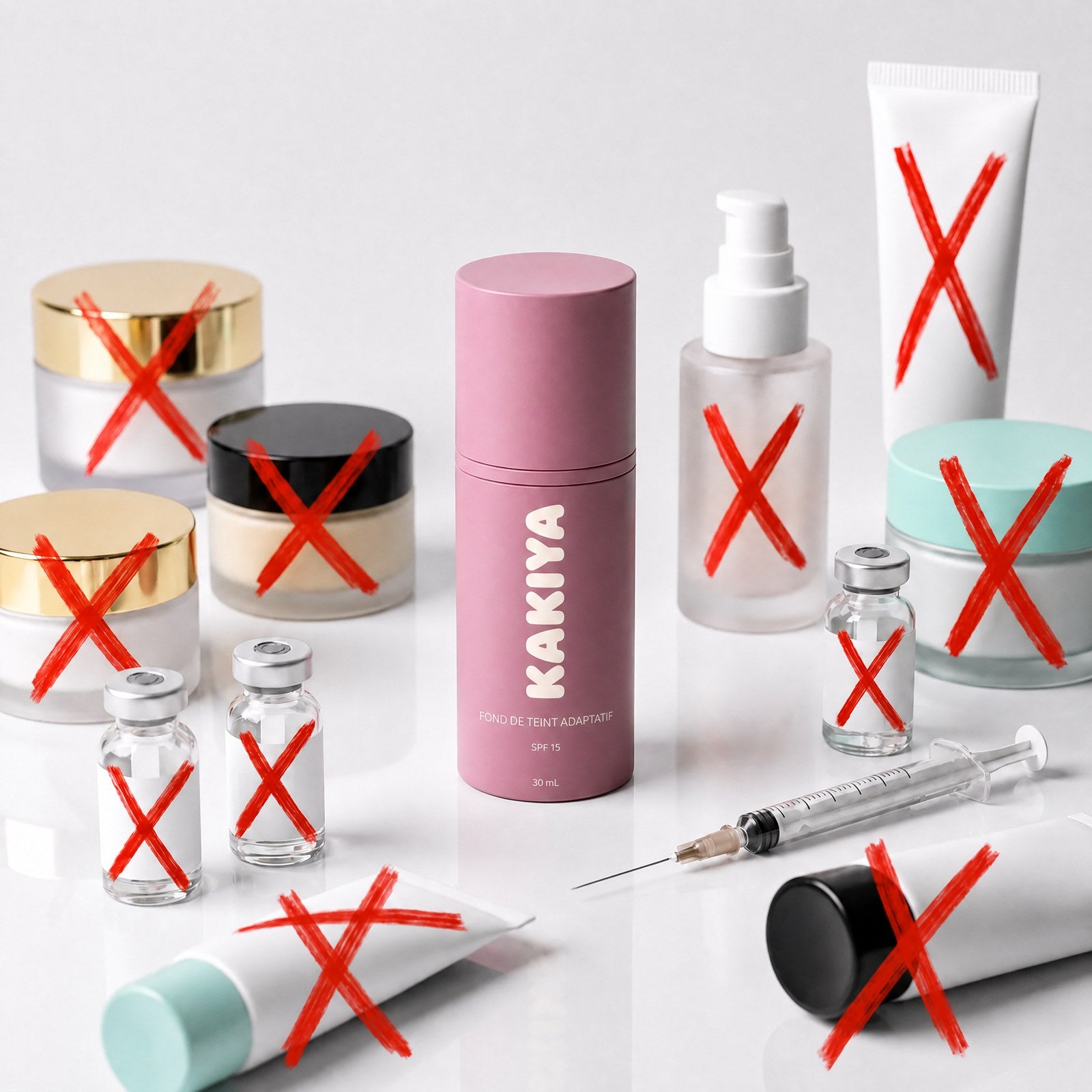 Kakiya face aux crèmes et au Botox